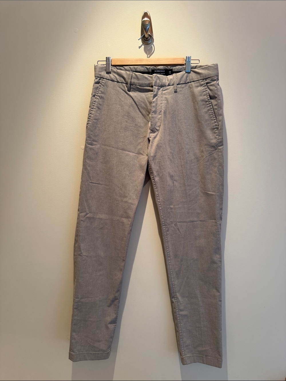 Nordstrom Tech-Smart Slim Fit Pants in Light Gray